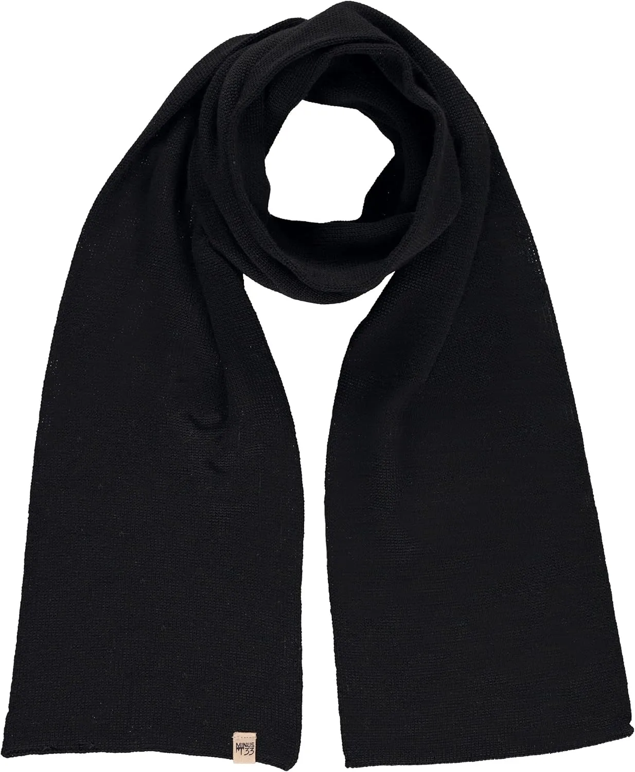 100% Merino Wool Minus33 Everyday Knit Scarf - Winter Scarf - Midweight Scarves for Women and Men