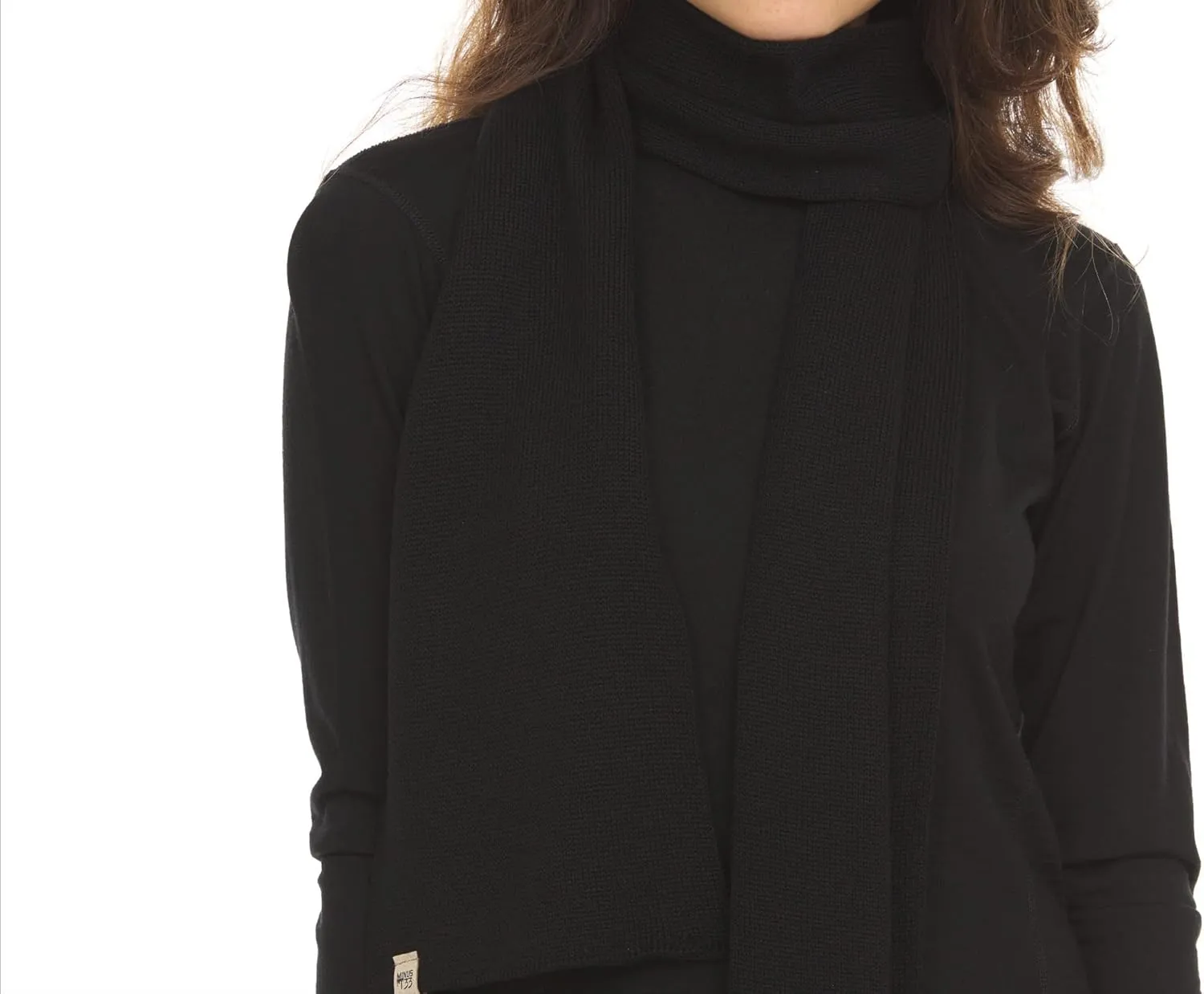 100% Merino Wool Minus33 Everyday Knit Scarf - Winter Scarf - Midweight Scarves for Women and Men
