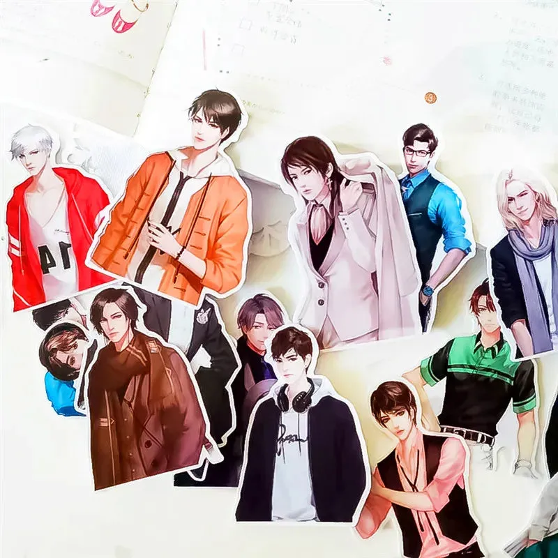 16pcs Street Fashion Boys Girls Scrapbooking DIY Craft Decor Journal Stickers