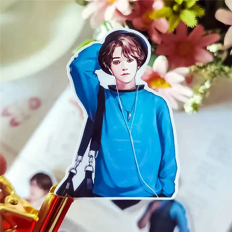 16pcs Street Fashion Boys Girls Scrapbooking DIY Craft Decor Journal Stickers