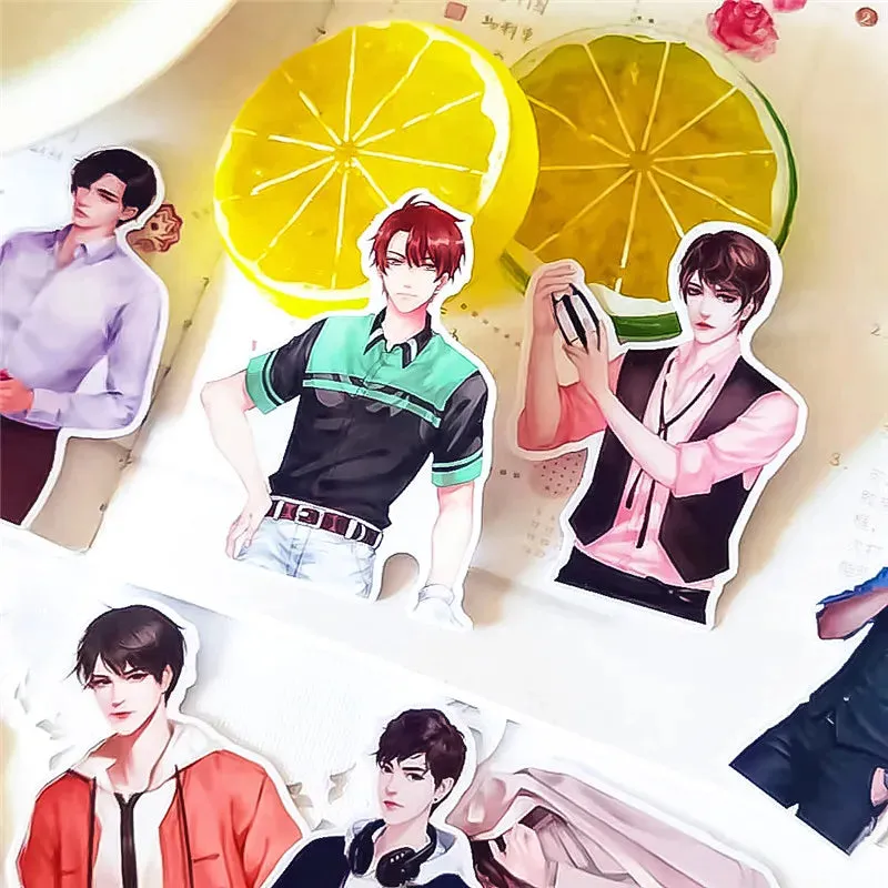 16pcs Street Fashion Boys Girls Scrapbooking DIY Craft Decor Journal Stickers