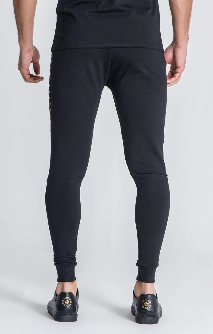 Black Script Joggers