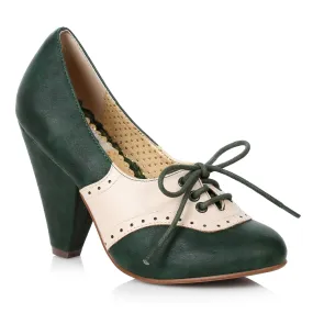 BP403-CAROLE 4" Saddle Shoe With Bow
