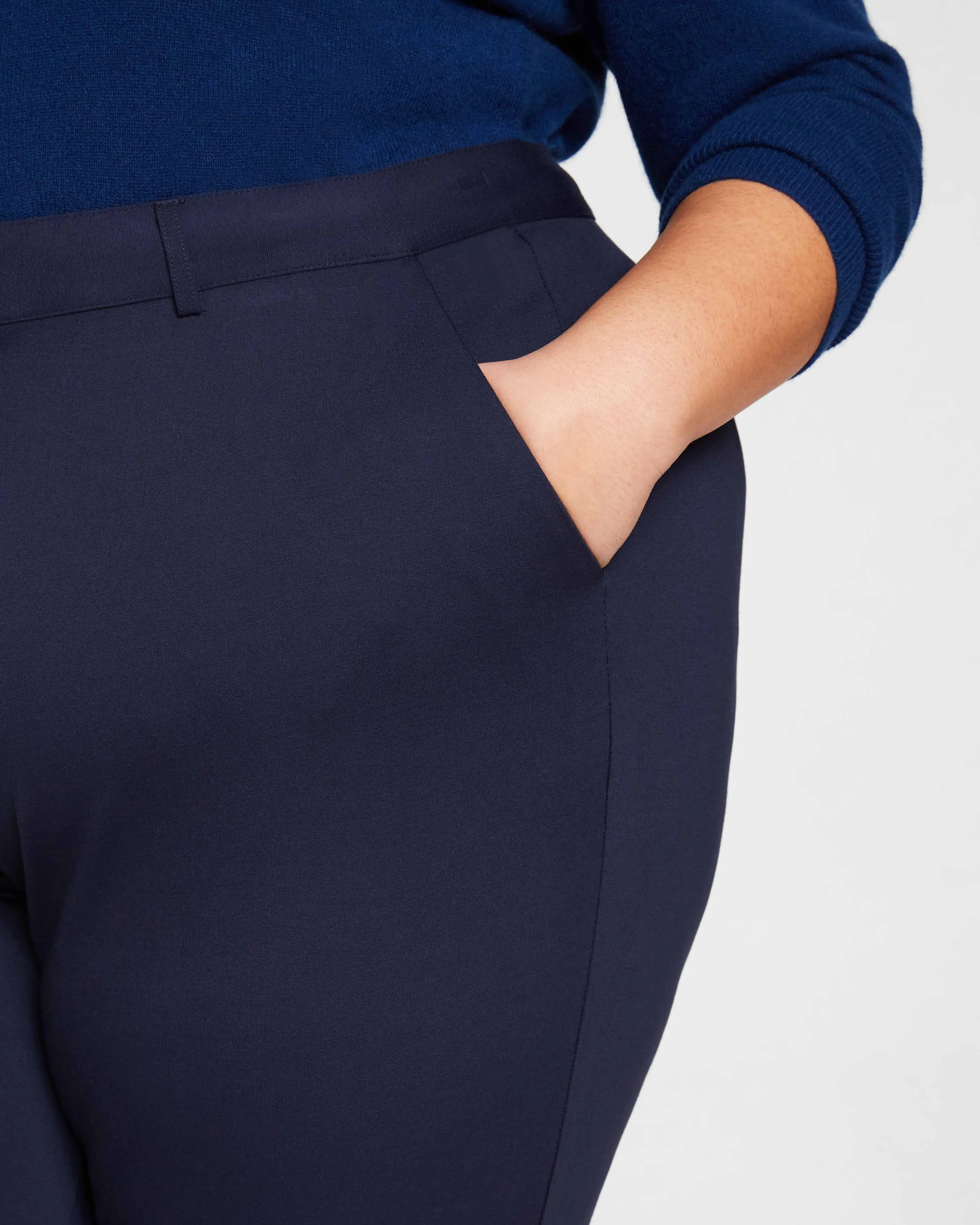 Cigarette Pants - Navy