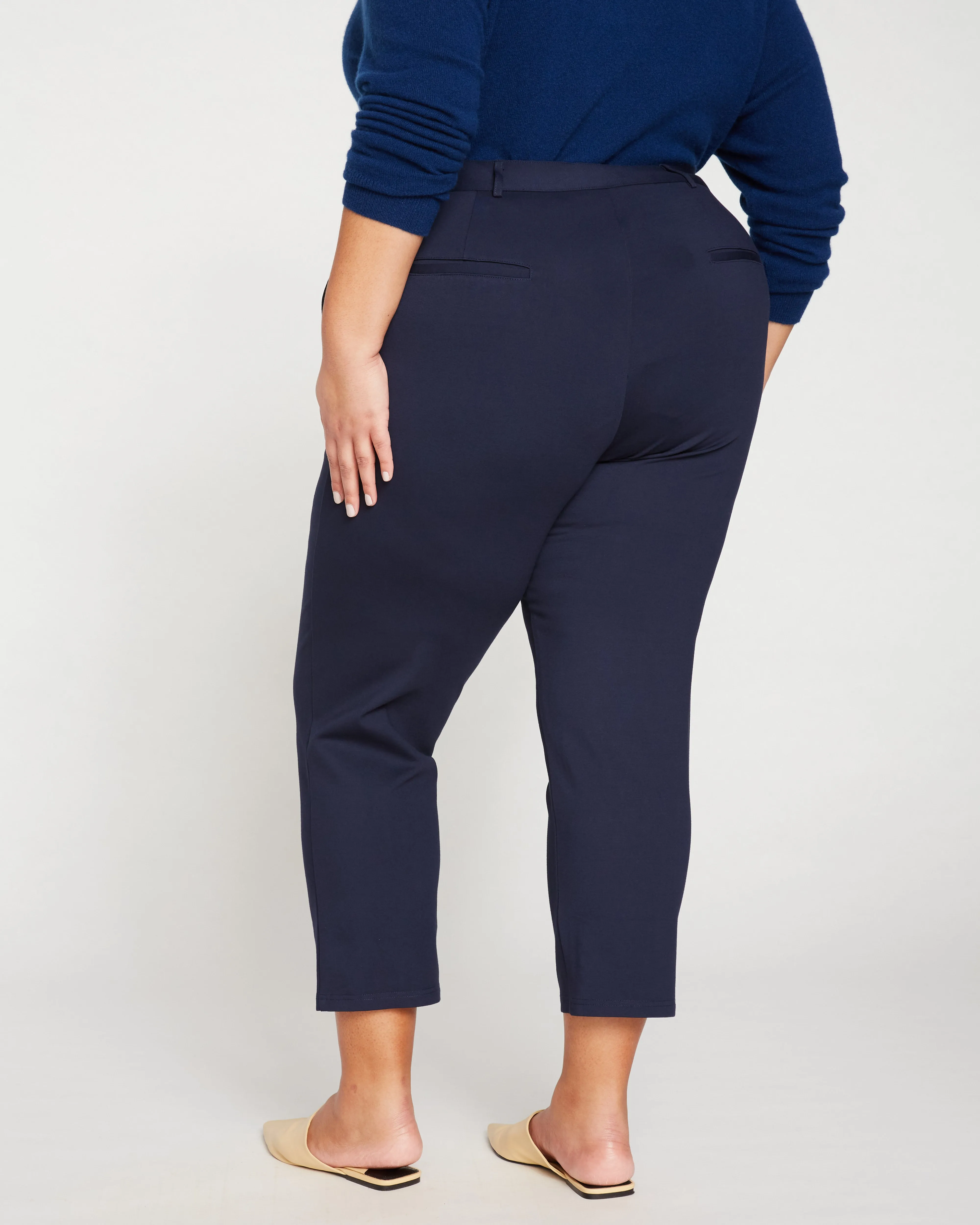Cigarette Pants - Navy