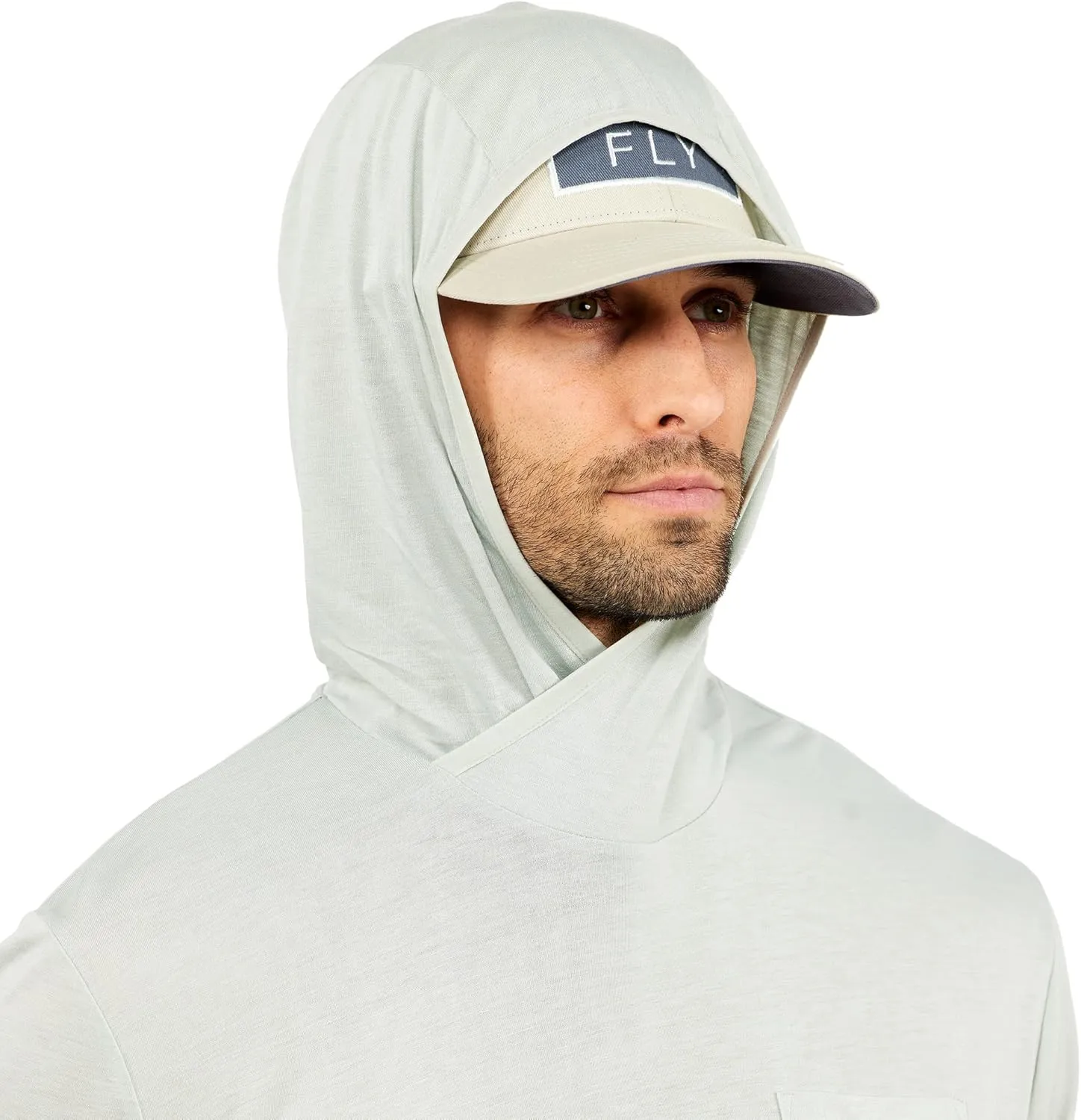 Free Fly Men's Lightweight Hoodie - UPF 20  Sun Protection Moisture Wicking, Breathable Bamboo Viscose Outdoor Shirt for Men