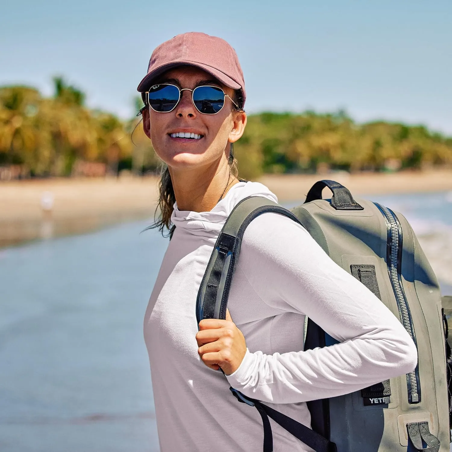 Free Fly Women's Lightweight Hoodie - UPF 40  Sun Protection Moisture Wicking, Breathable Bamboo Viscose Outdoor Shirt