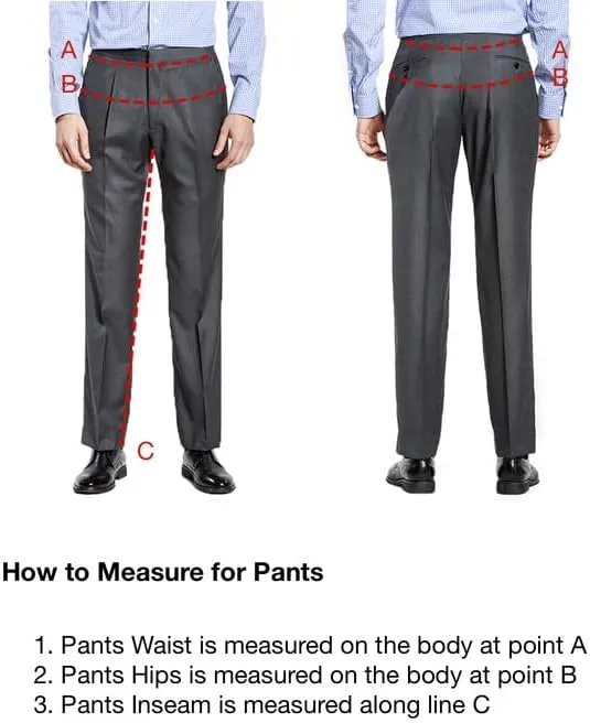 HBDesign Mens Casual Slim Fit Flat Front Straight Iron Free Trousers White