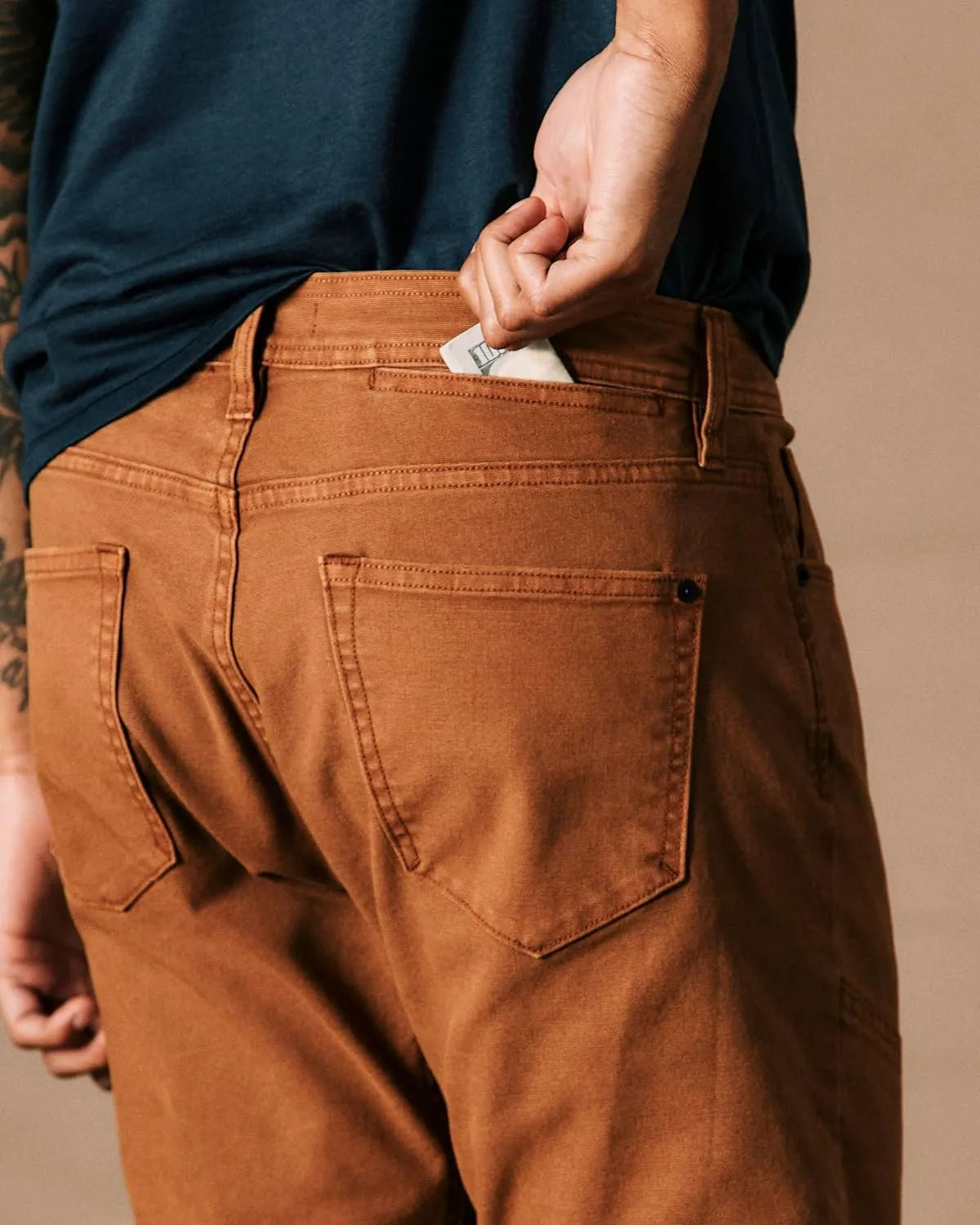 Huckberry Proof Men's Rover Pant, Classic Work Pant & Breathable Fabric