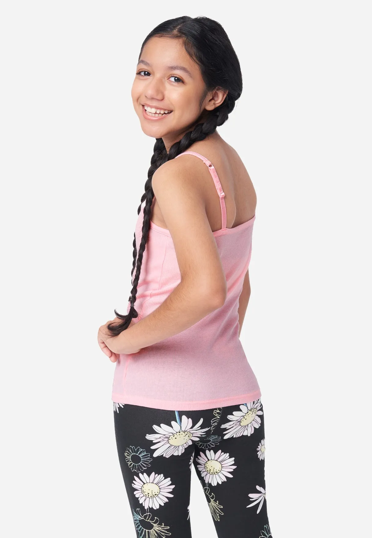Lace-Trim Scoop Neck Tank