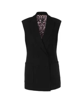 Marc Cain Double Breasted Fitted Vest-Top