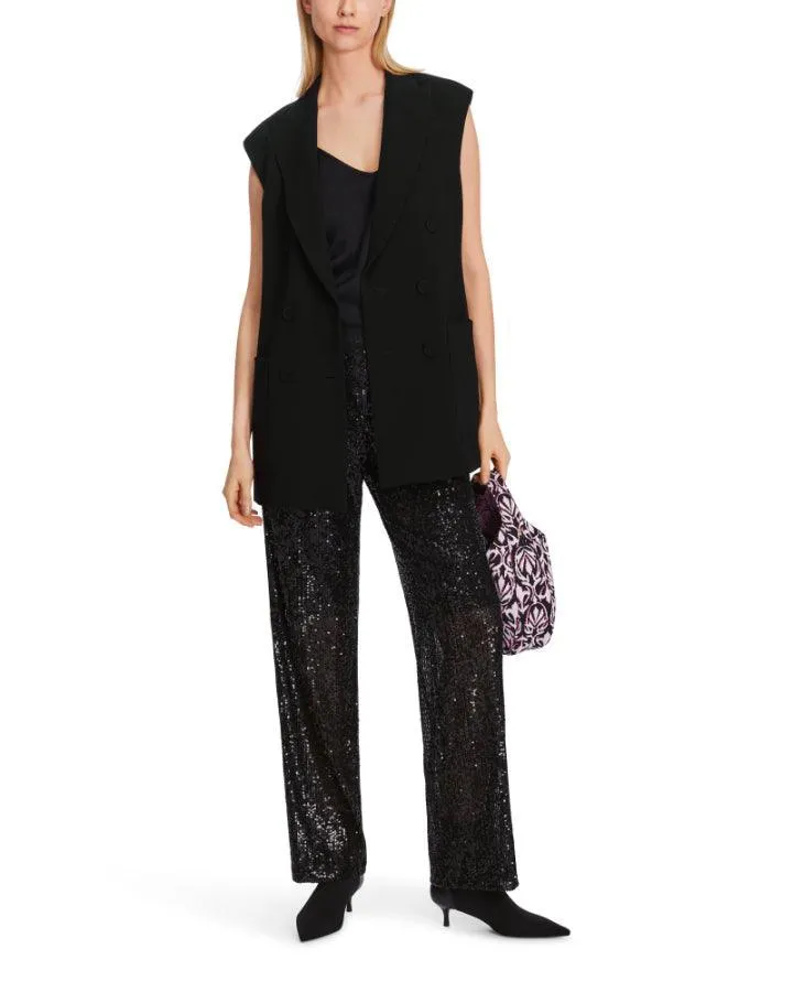 Marc Cain Double Breasted Fitted Vest-Top