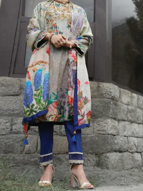 Natural Khaddar 3 Piece Stitched - AWP-207