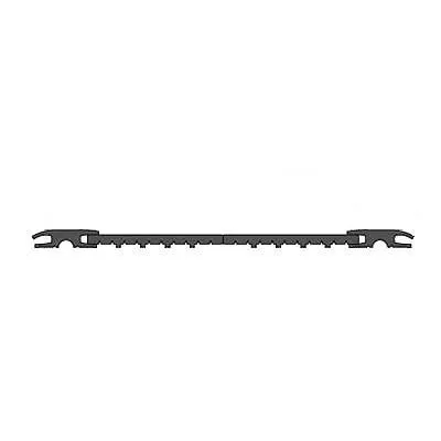 Pemko ADJ232V14BL Adjustable Width Eco-V Threshold - 14-1/2” Width, 23/32" Height, Black