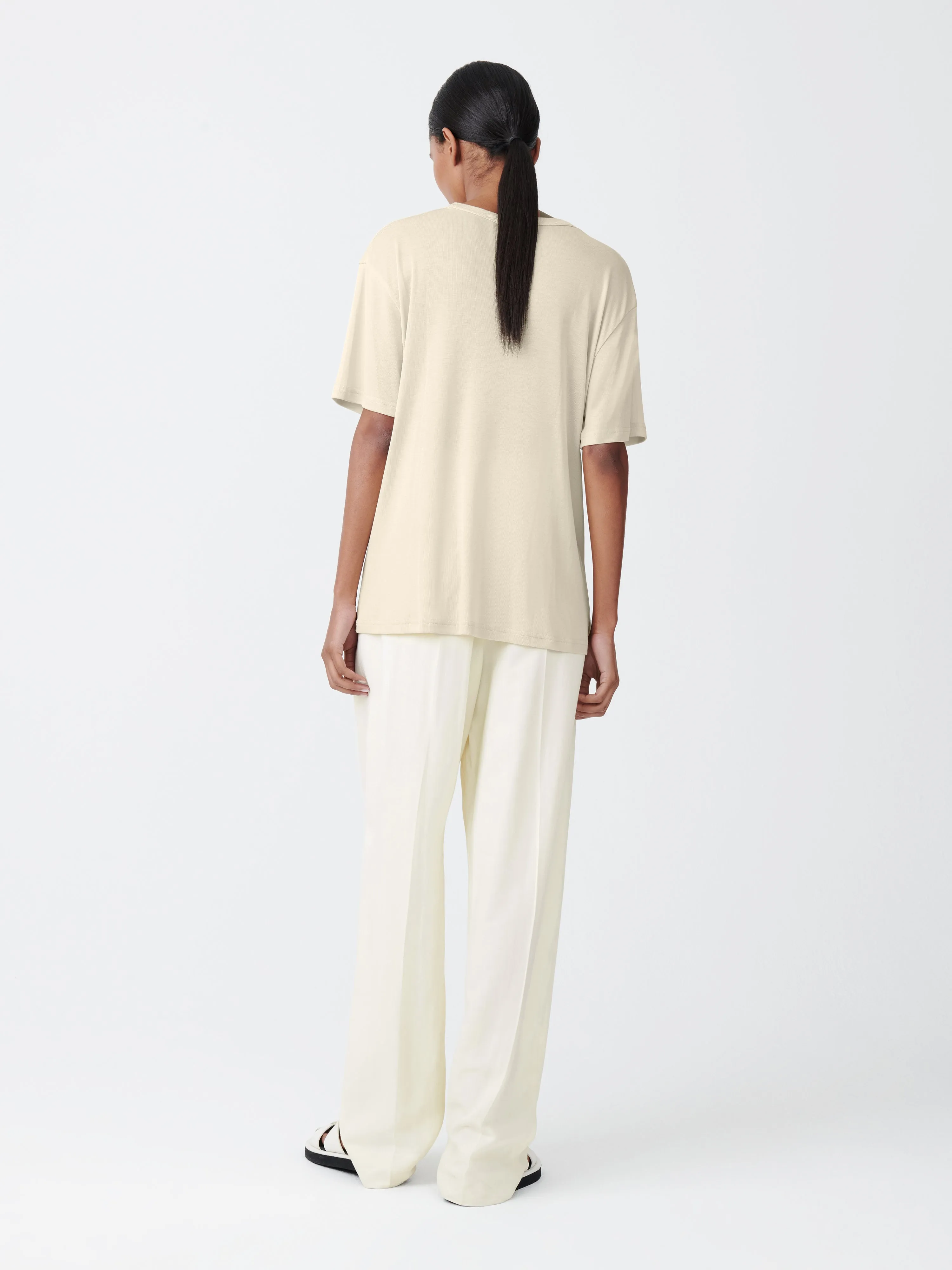 Rond T-Shirt in Bamboo