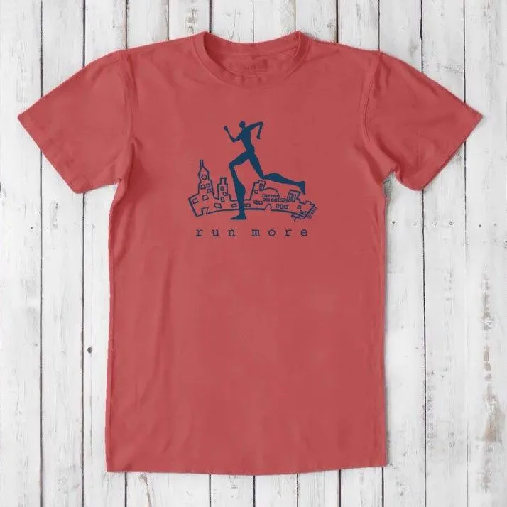 Running T-Shirt for Men - Run More, Premium Athletic Wear for Runners