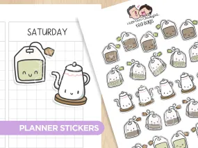 Tea Bags Planner Stickers