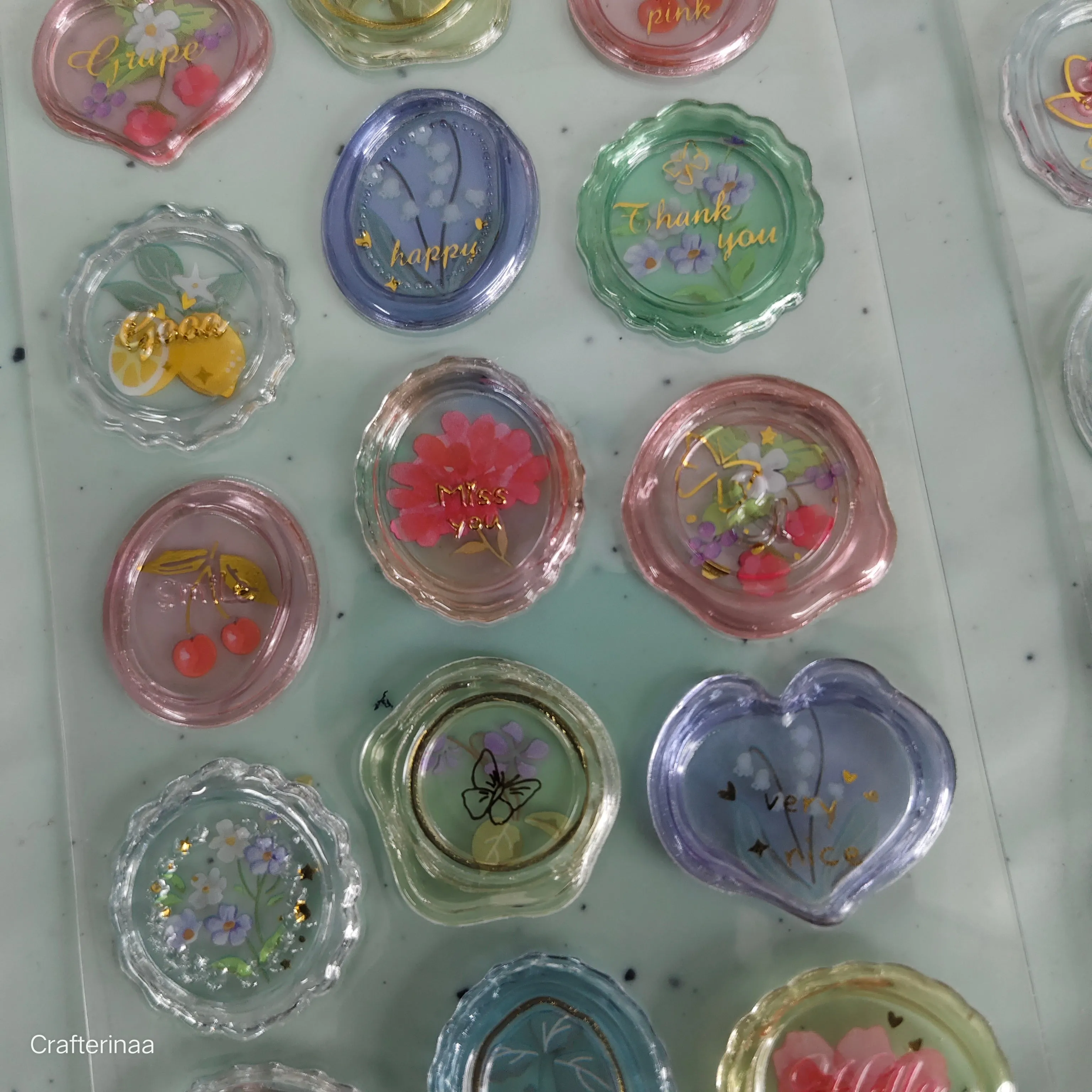 Transparent Wax seal stickers | Wax stamp stickers