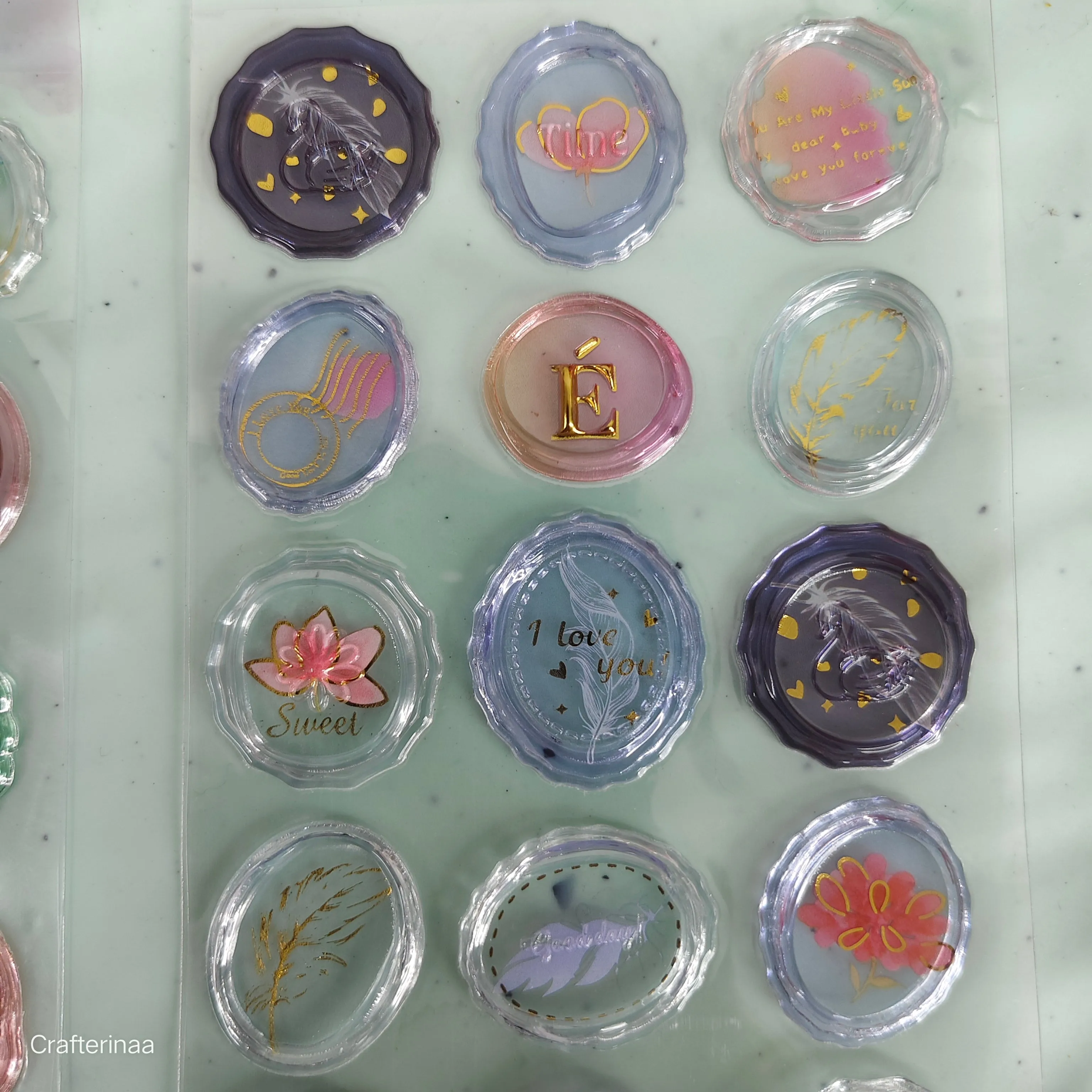 Transparent Wax seal stickers | Wax stamp stickers