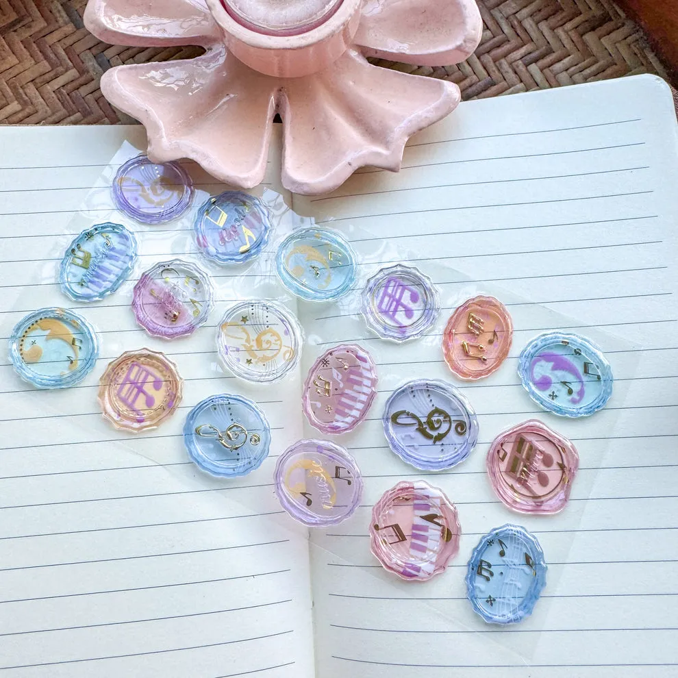 Transparent Wax seal stickers | Wax stamp stickers