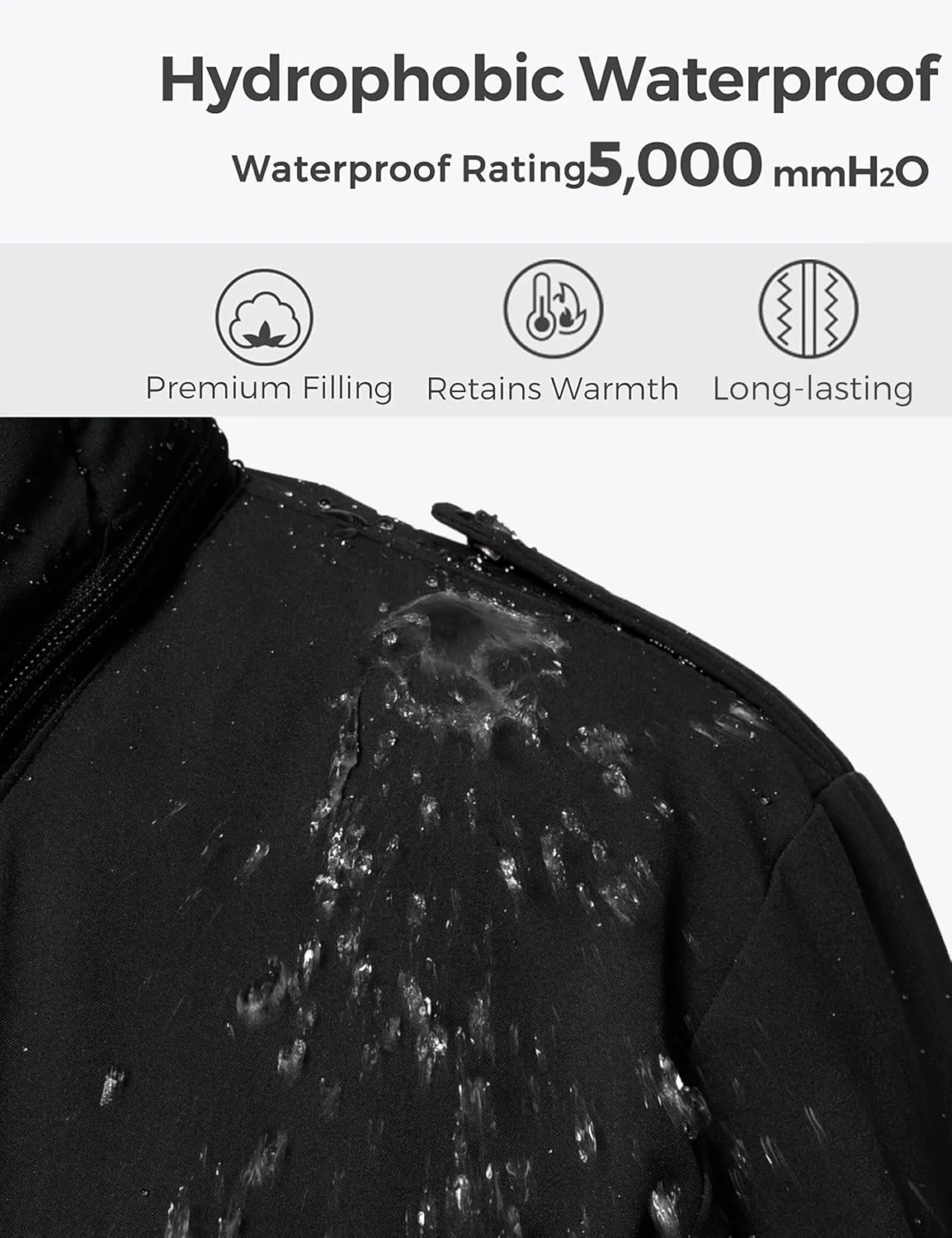 wantdo Women's Plus Size Winter Coat Puffer Jacket Warm Thicken Parka Overcoat with Removable Hood