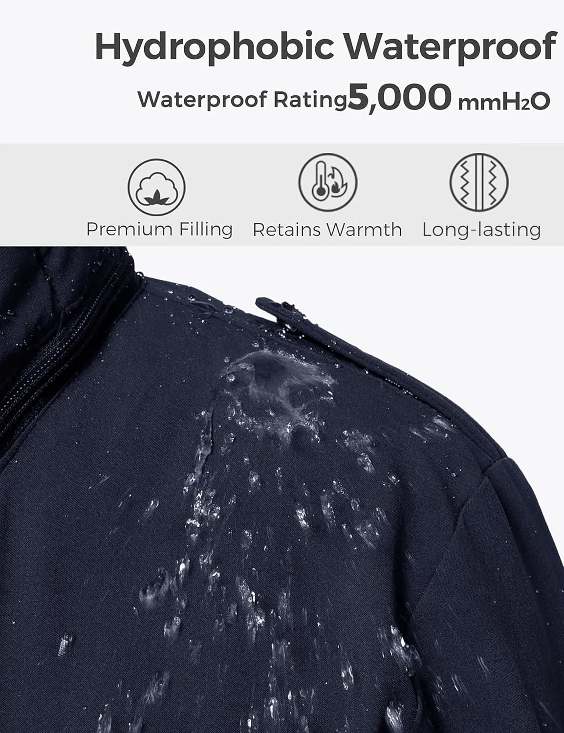wantdo Women's Plus Size Winter Coat Puffer Jacket Warm Thicken Parka Overcoat with Removable Hood
